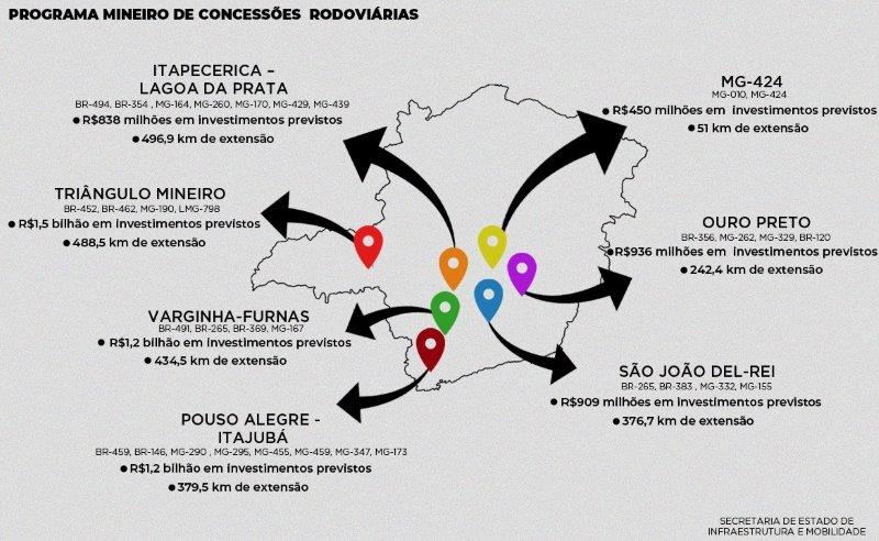 arte mapa de minas concessoes