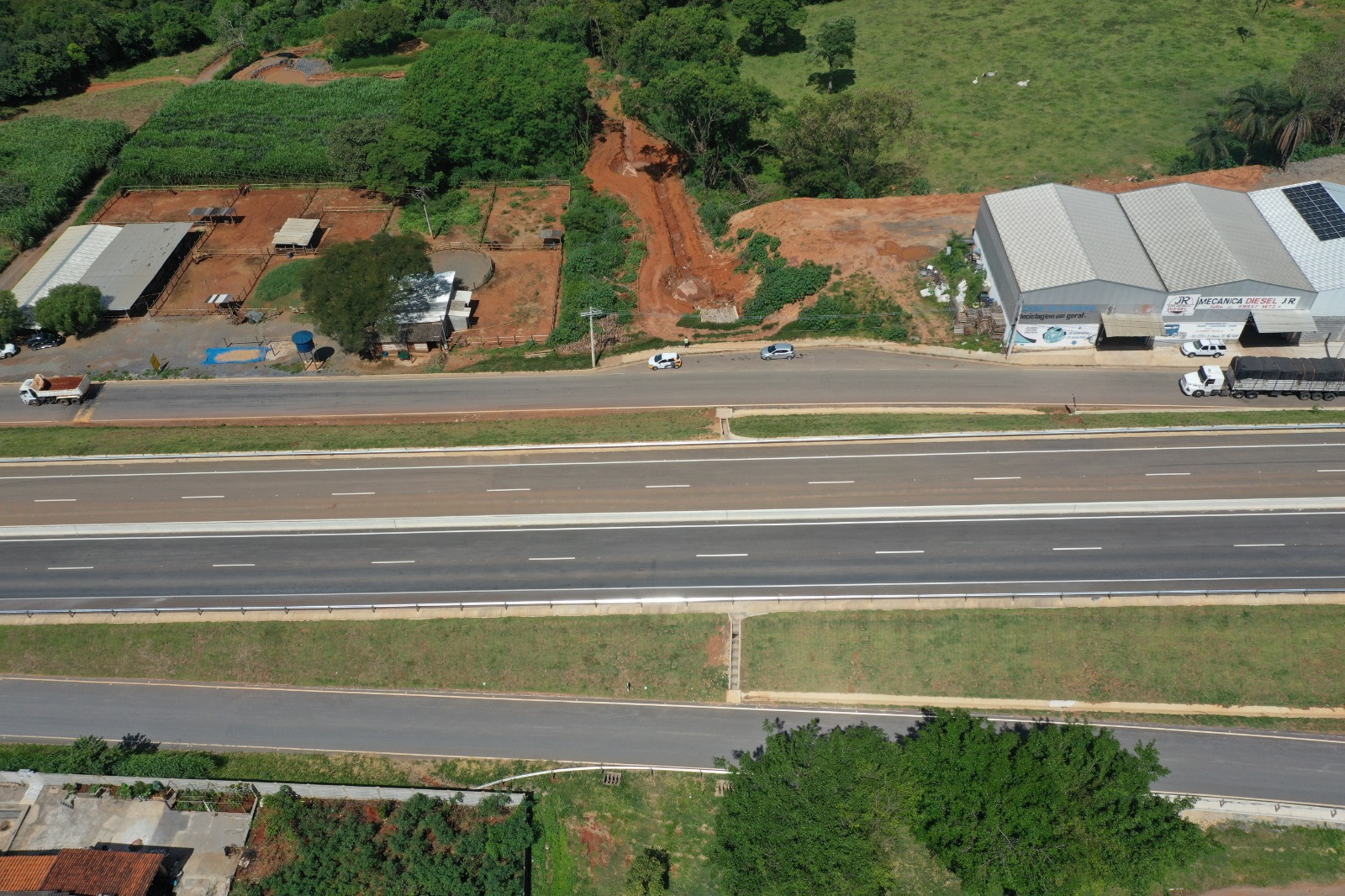 Avanço de obras na PPP da rodovia MG-050 amplia segurança e conforto dos usuários